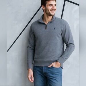 Ralph Lauren Men’s sweater pullover size Small Men's Gray/ normally $135